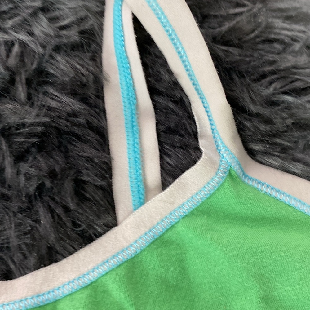 “Glam Chick” Green sleepwear tank top - Picture 11 of 17